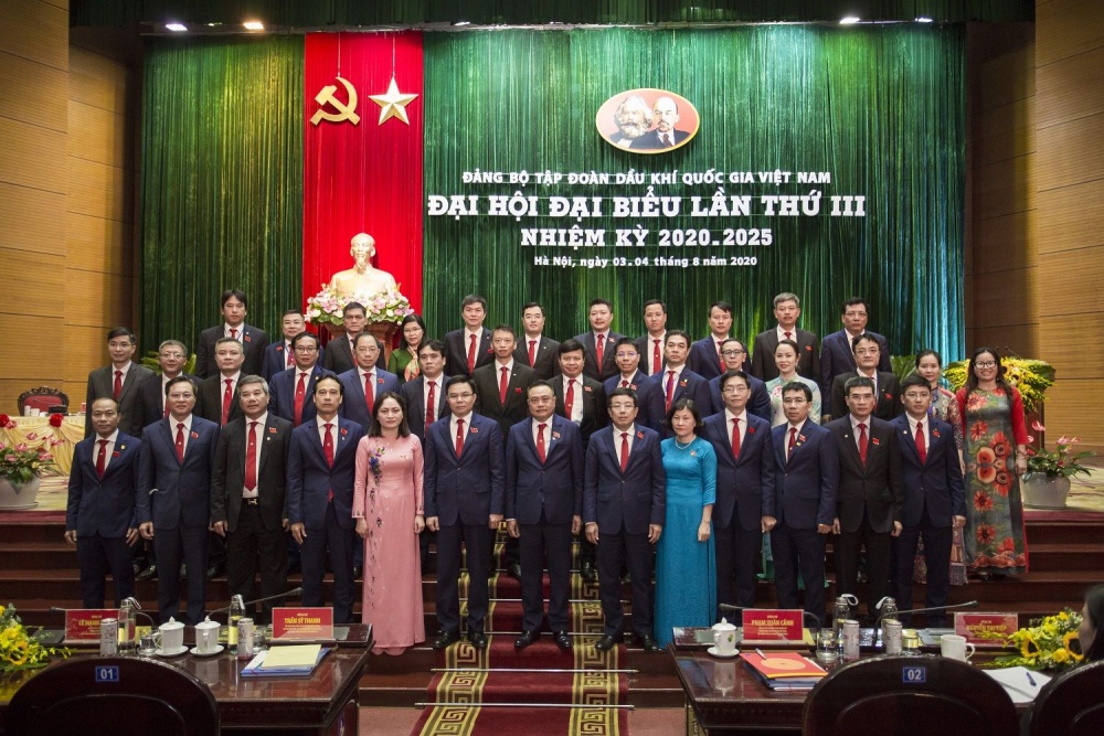 Ban Chấp hành Đảng bộ Tập đoàn Dầu khí Quốc gia Việt Nam khóa III, nhiệm kỳ 2020-2025
