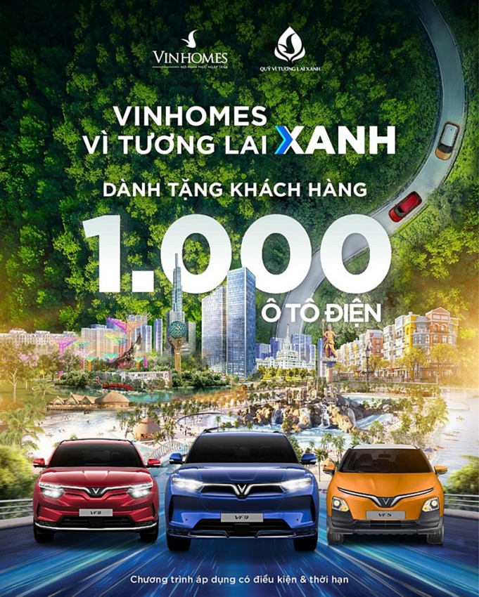 Vinhomes “chơi lớn”, tổ chức bốc thăm trúng thưởng xe VinFast tại nhiều dự án