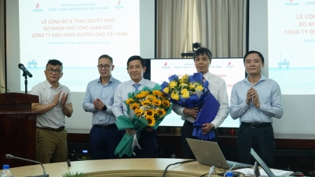 Công bố quyết định bổ nhiệm Phó Tổng Giám đốc Công ty Điều hành Đường ống Tây Nam