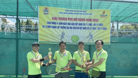 PVU tổ chức Giải Tennis mở rộng năm 2023