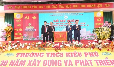 Trường THCS Kiều Phú tổ chức lễ kỷ niệm 30 năm ngày thành lập