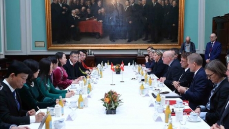 Phó Chủ tịch nước Võ Thị Ánh Xuân hội kiến Chủ tịch Quốc hội Đan Mạch