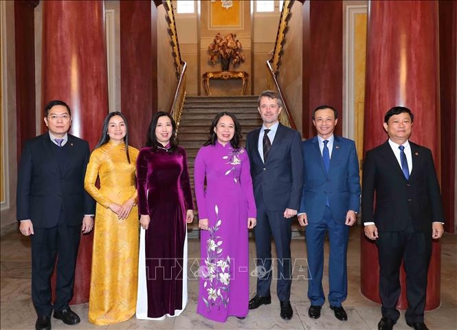 Phó Chủ tịch nước Võ Thị Ánh Xuân hội kiến Thái tử kế vị Đan Mạch Frederik