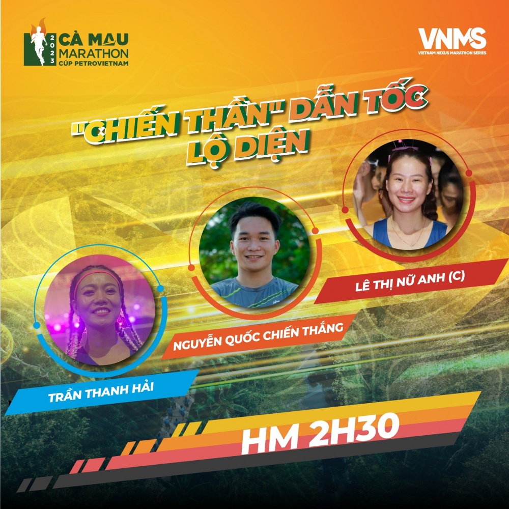 Đội ngũ người dẫn tốc tại giải Marathon Cà Mau 2023 - Cúp Petrovietnam Đội ngũ người dẫn tốc tại giải Marathon Cà Mau 2023 - Cúp Petrovietnam