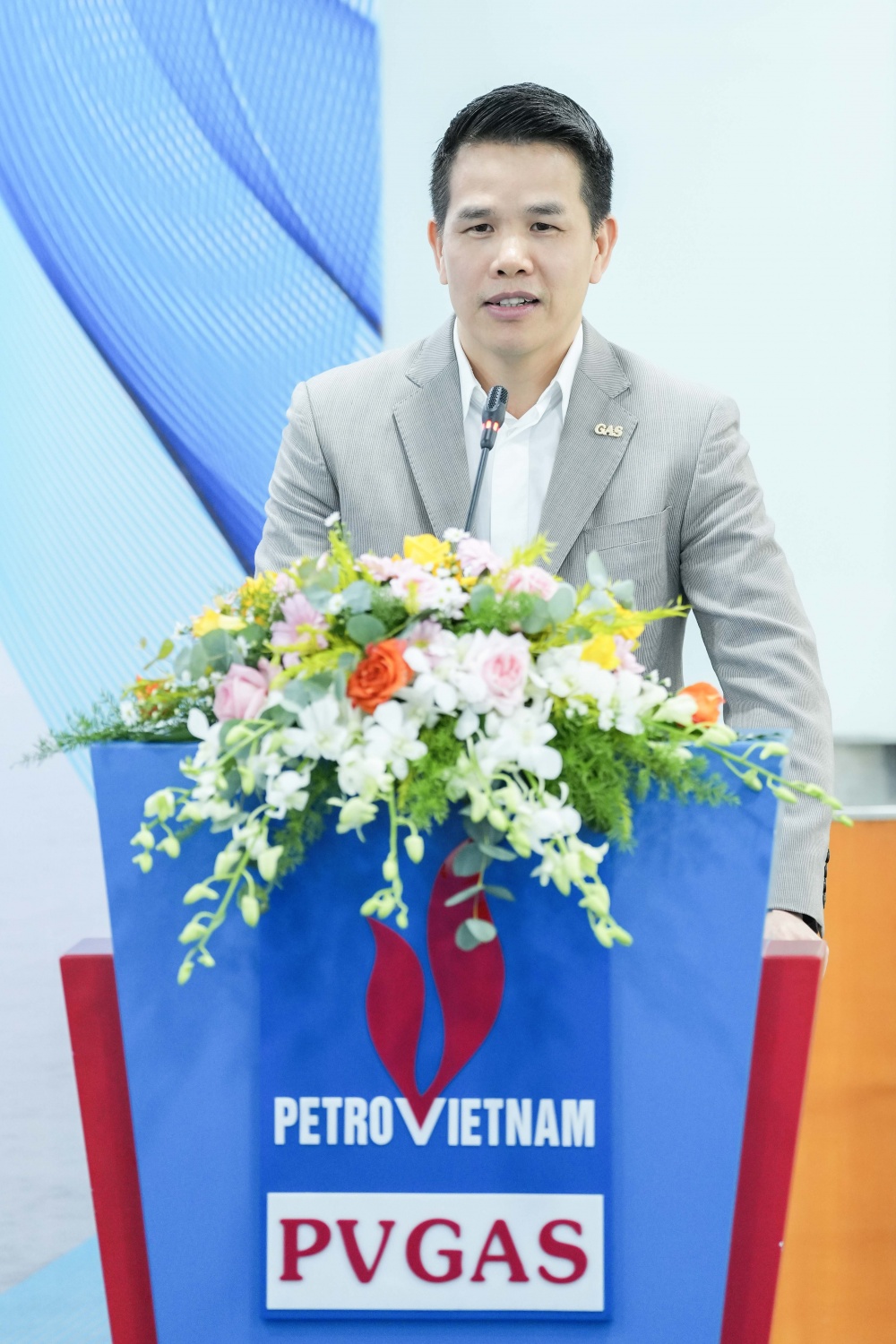 Ông Phạm Văn Phong – Tổng Giám đốc PV GAS phát biểu chúc mừng những thành tích nổi bật của PV GAS TRADING trong năm 2023 và chỉ đạo chương trình kế hoạch năm 2024.