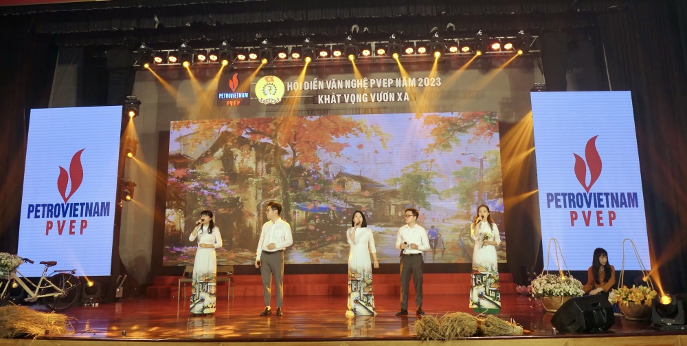 34 tiết mục đặc sắc tham gia Hội diễn văn nghệ “PVEP - Khát vọng vươn xa” năm 2023 khu vực phía Bắc 34 tiết mục đặc sắc tham gia Hội diễn văn nghệ “PVEP - Khát vọng vươn xa” năm 2023 khu vực phía Bắc