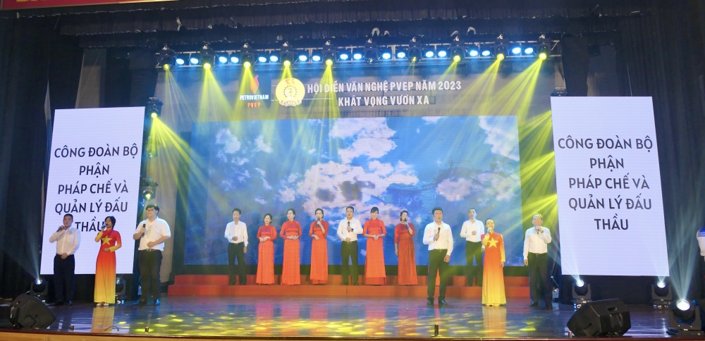 34 tiết mục đặc sắc tham gia Hội diễn văn nghệ “PVEP - Khát vọng vươn xa” năm 2023 khu vực phía Bắc 34 tiết mục đặc sắc tham gia Hội diễn văn nghệ “PVEP - Khát vọng vươn xa” năm 2023 khu vực phía Bắc