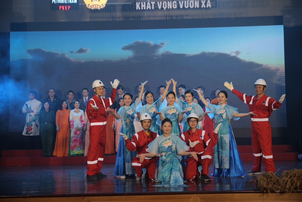 Sôi nổi Hội diễn văn nghệ “PVEP - Khát vọng vươn xa” năm 2023 khu vực phía Bắc