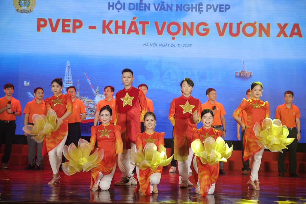 Sôi nổi Hội diễn văn nghệ “PVEP - Khát vọng vươn xa” năm 2023 khu vực phía Bắc