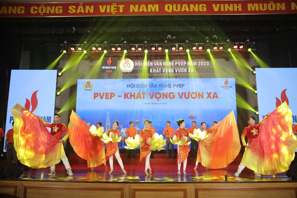 Sôi nổi Hội diễn văn nghệ “PVEP - Khát vọng vươn xa” năm 2023 khu vực phía Bắc