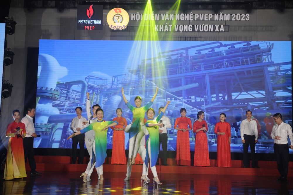 Sôi nổi Hội diễn văn nghệ “PVEP - Khát vọng vươn xa” năm 2023 khu vực phía Bắc