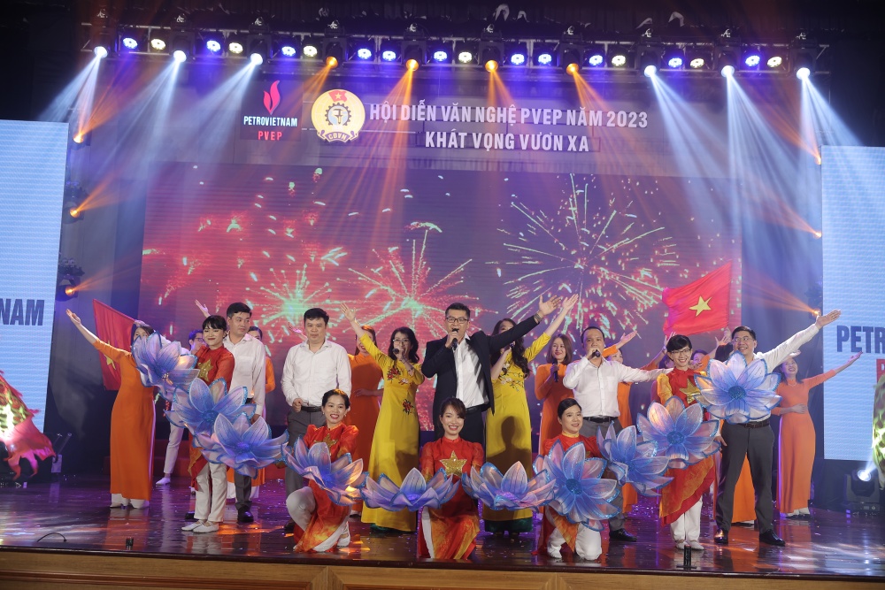 Sôi nổi Hội diễn văn nghệ “PVEP - Khát vọng vươn xa” năm 2023 khu vực phía Bắc