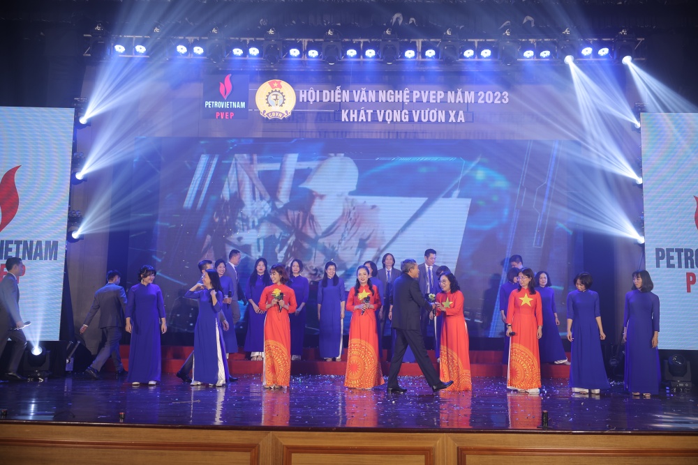 Sôi nổi Hội diễn văn nghệ “PVEP - Khát vọng vươn xa” năm 2023 khu vực phía Bắc
