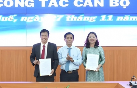Thừa Thiên Huế: Bổ nhiệm Phó giám đốc Sở Xây dựng, Sở Kế hoạch & Đầu tư