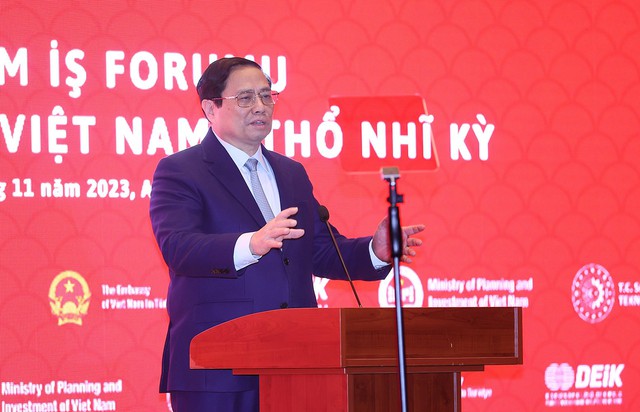 Thủ tướng Phạm Minh Chính dự Diễn đàn doanh nghiệp Thổ Nhĩ Kỳ - Việt Nam