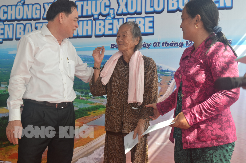 Bến Tre: Khởi động Dự án Phòng chống xâm thực, xói lở bờ biển huyện Ba Tri