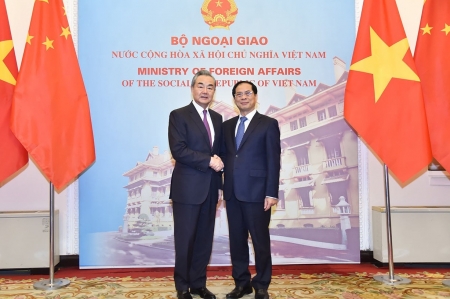 Bộ trưởng Bùi Thanh Sơn hội đàm với Bộ trưởng Ngoại giao Trung Quốc Vương Nghị