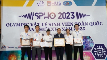 Sinh viên PVU đạt thành tích cao tại Cuộc thi Olympic Vật lý sinh viên toàn quốc lần thứ 25 năm 2023