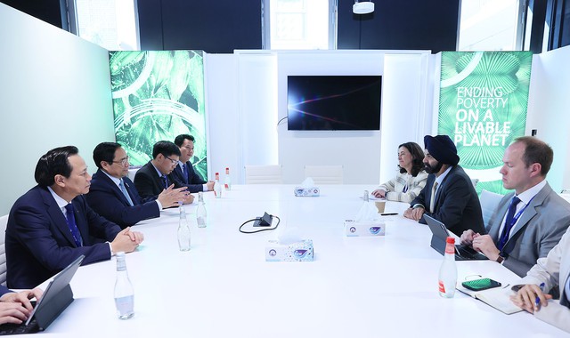 Thủ tướng Phạm Minh Chính đã tiếp Chủ tịch Ngân hàng thế giới Ajay Banga.