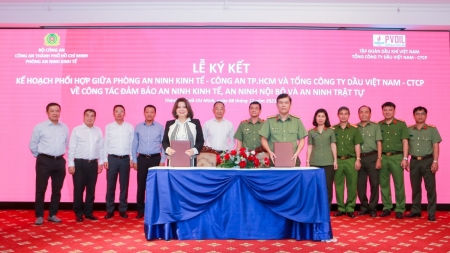 PVOIL và Công an TP HCM tăng cường phối hợp trong công tác an ninh