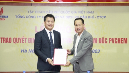 PVChem tổ chức lễ công bố và trao quyết định bổ nhiệm Phó Tổng giám đốc