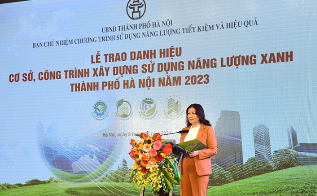 Hà Nội vinh danh 66 cơ sở, công trình sử dụng năng lượng xanh 2023