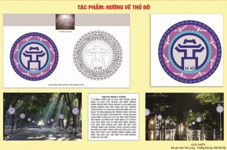 16 tác phẩm đạt giải cuộc thi sáng tác tranh cổ động về văn hóa Hà Nội