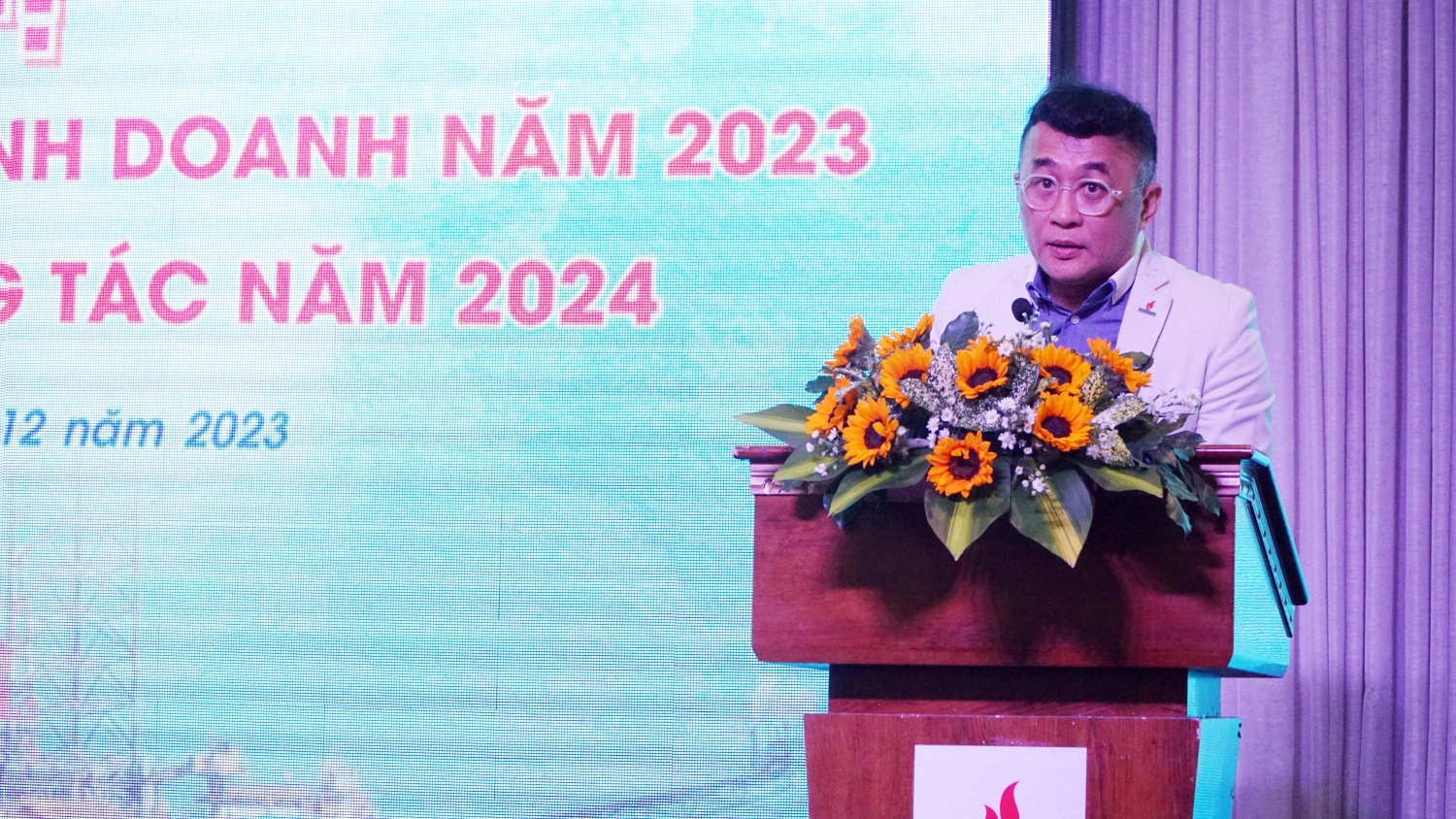 Ông Phan Tử Giang, Phó Tổng Giám đốc Petrovietnam phát biểu
