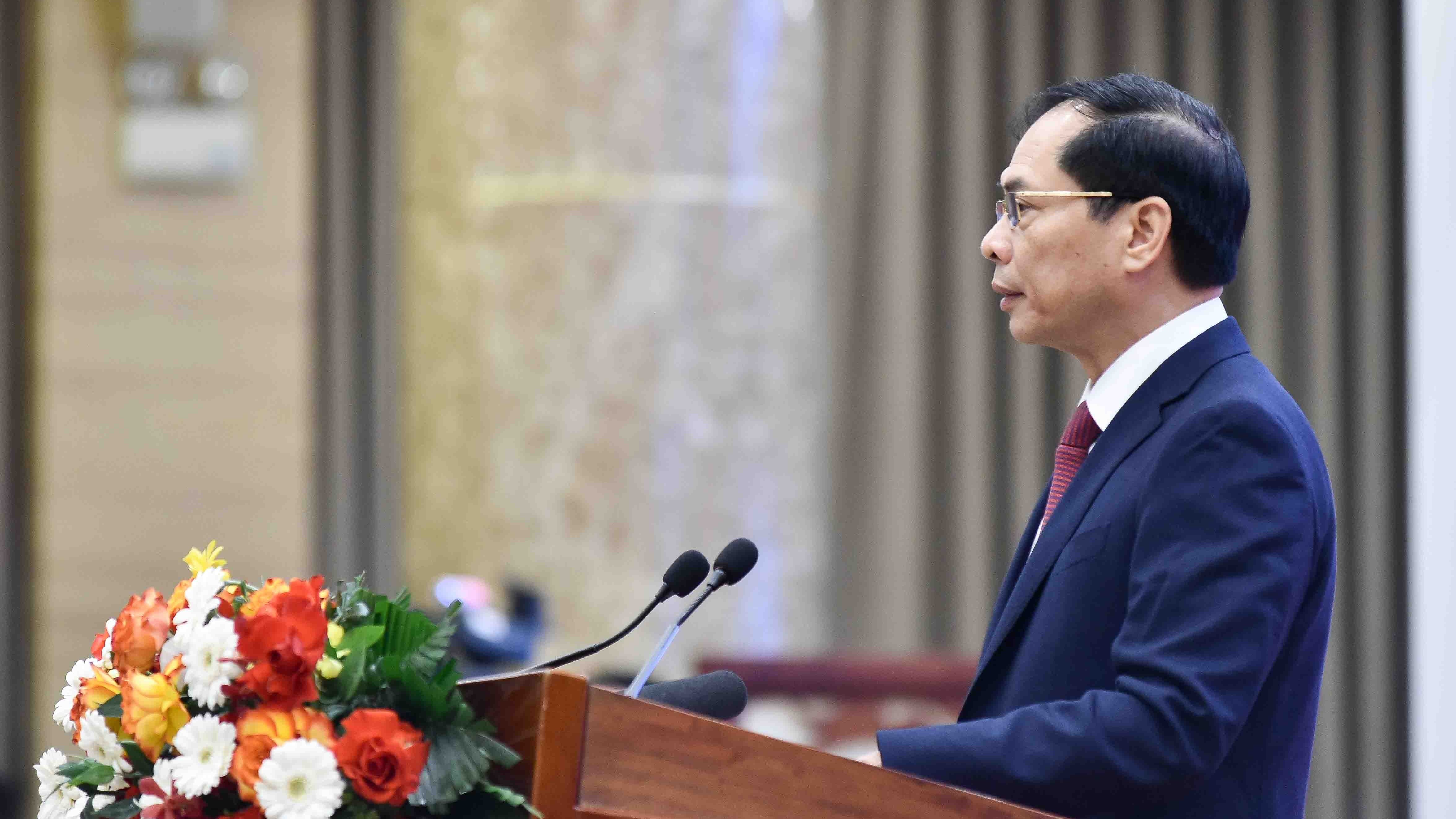 Toàn văn phát biểu của Bộ trưởng Ngoại giao Bùi Thanh Sơn tại Lễ khai mạc Hội nghị ngoại giao lần thứ 32