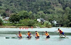 Sôi động Lễ hội đua mảng trên sông Gâm