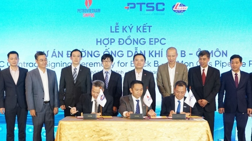 SWPOC trao thầu hợp đồng EPC Dự án Đường ống dẫn khí Lô B - Ô Môn cho Liên danh PTSC - Lilama 18