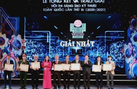 90 giải pháp đạt giải hội thi “Sáng tạo kỹ thuật toàn quốc lần thứ 17”