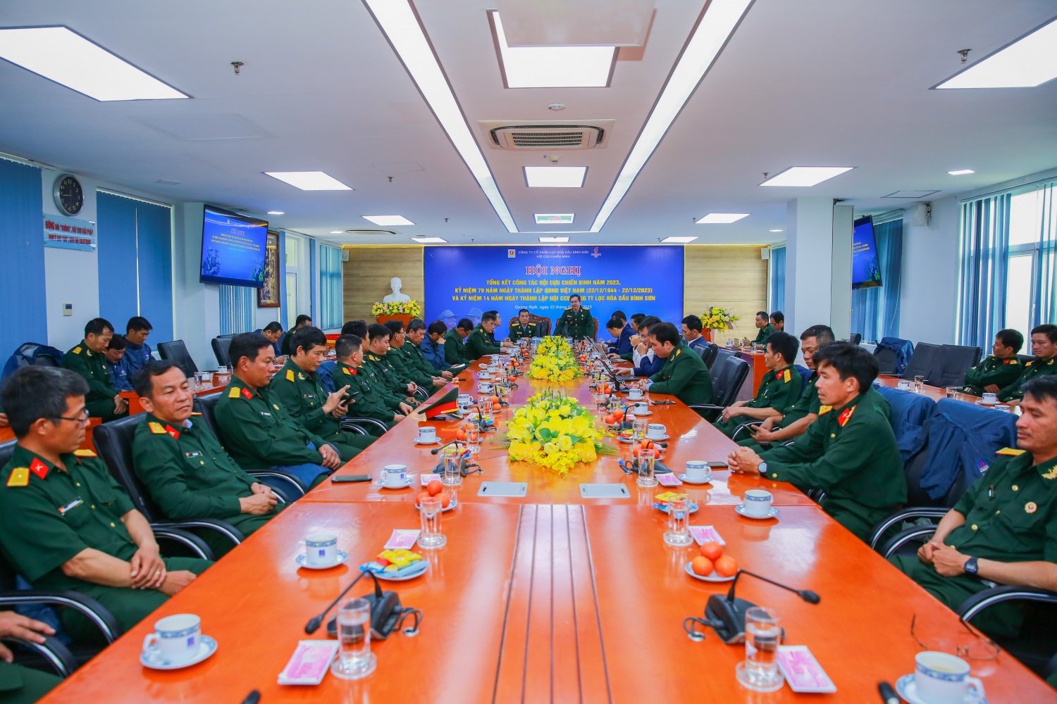 Hội CCB BSR: Quyết tâm nêu gương, đóng góp vào mục tiêu hoàn thành BDTT NMLD Dung Quất lần thứ 5