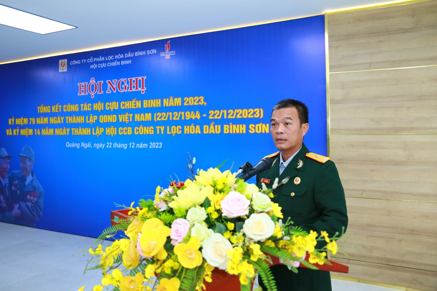 Hội CCB BSR: Quyết tâm nêu gương, đóng góp vào mục tiêu hoàn thành BDTT NMLD Dung Quất lần thứ 5