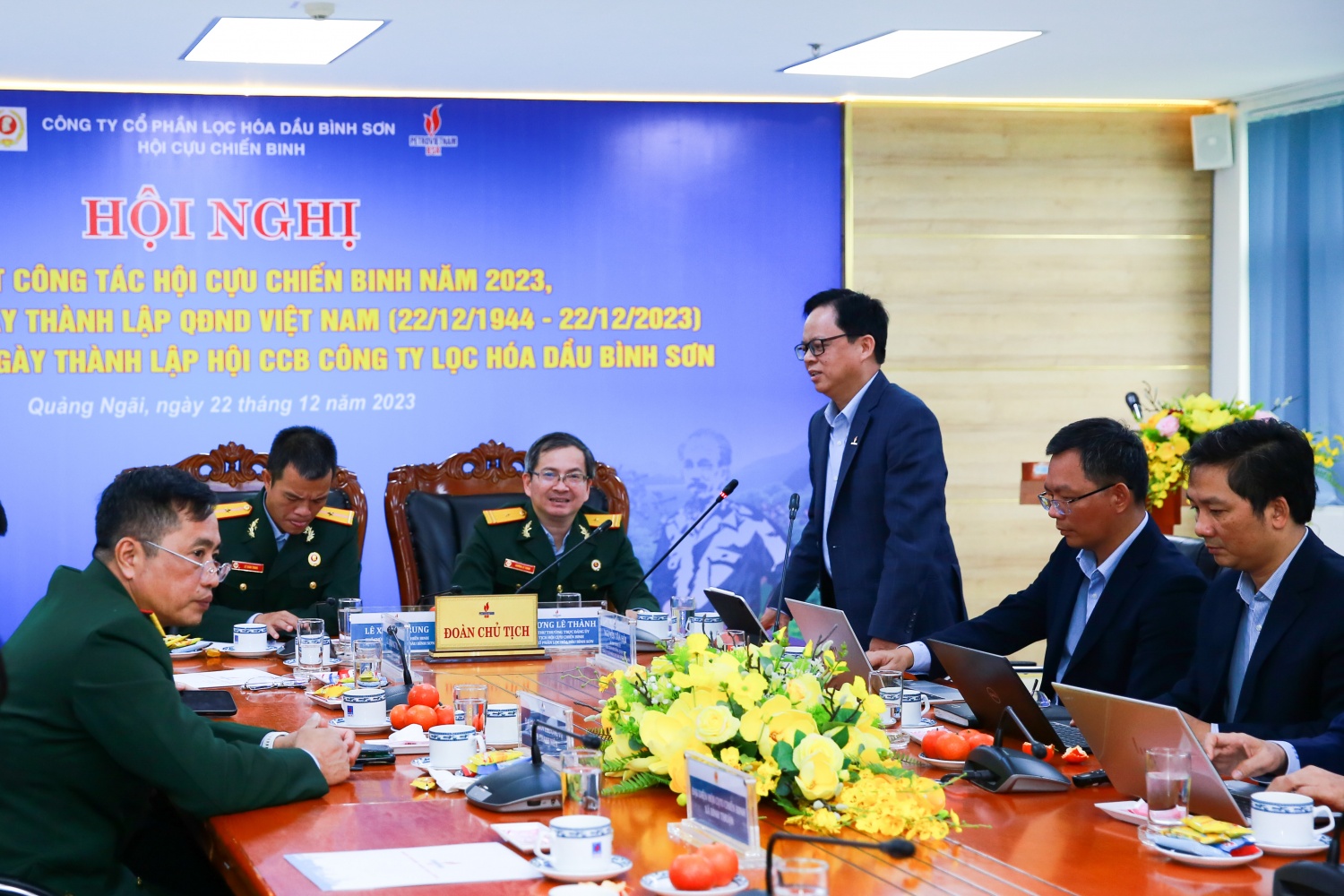 Hội CCB BSR: Quyết tâm nêu gương, đóng góp vào mục tiêu hoàn thành BDTT NMLD Dung Quất lần thứ 5