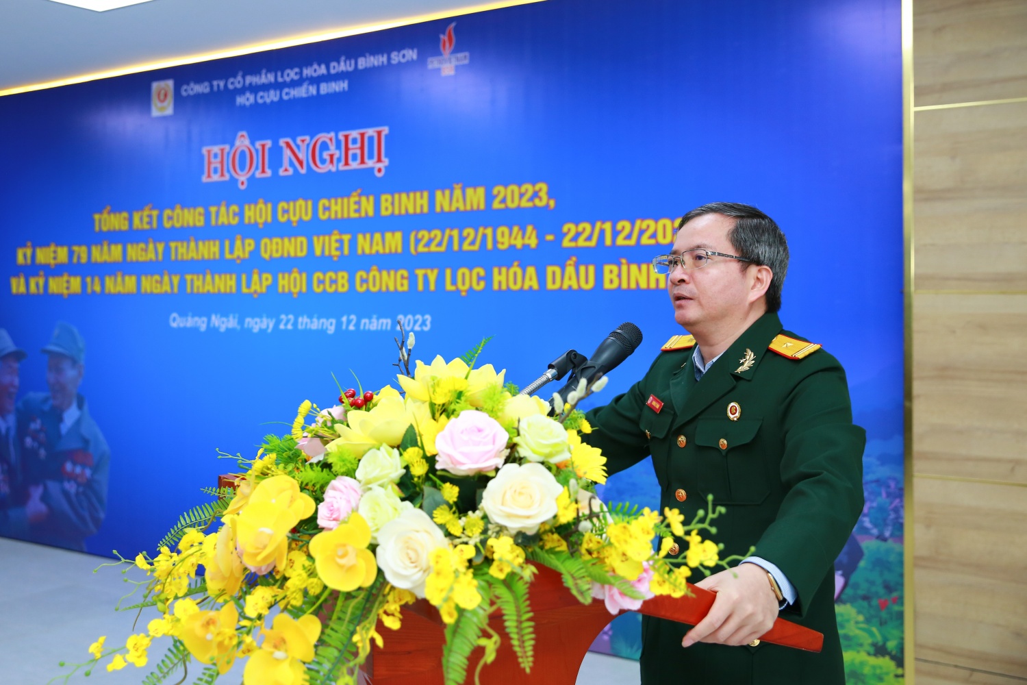 Hội CCB BSR: Quyết tâm nêu gương, đóng góp vào mục tiêu hoàn thành BDTT NMLD Dung Quất lần thứ 5