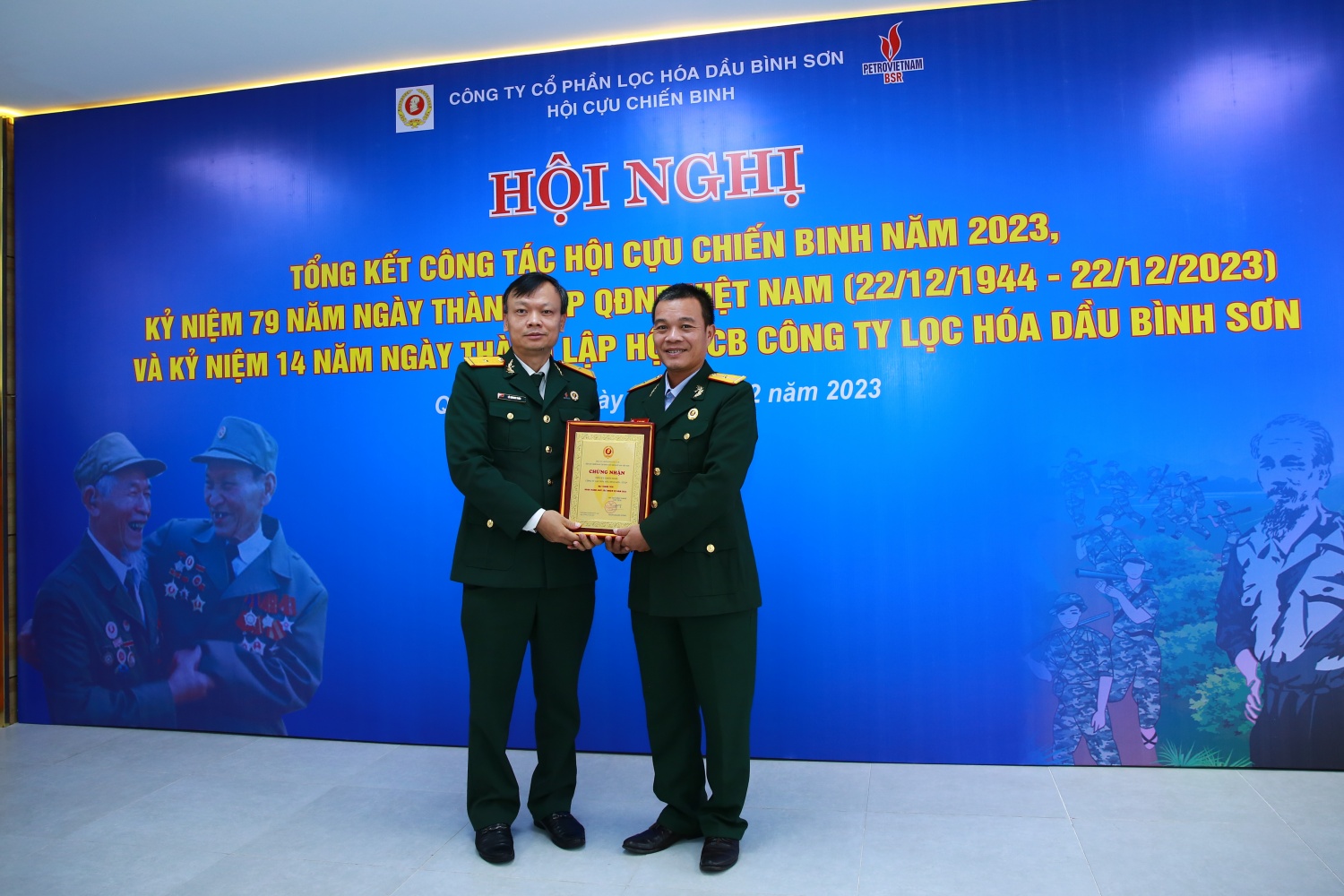 Hội CCB BSR: Quyết tâm nêu gương, đóng góp vào mục tiêu hoàn thành BDTT NMLD Dung Quất lần thứ 5
