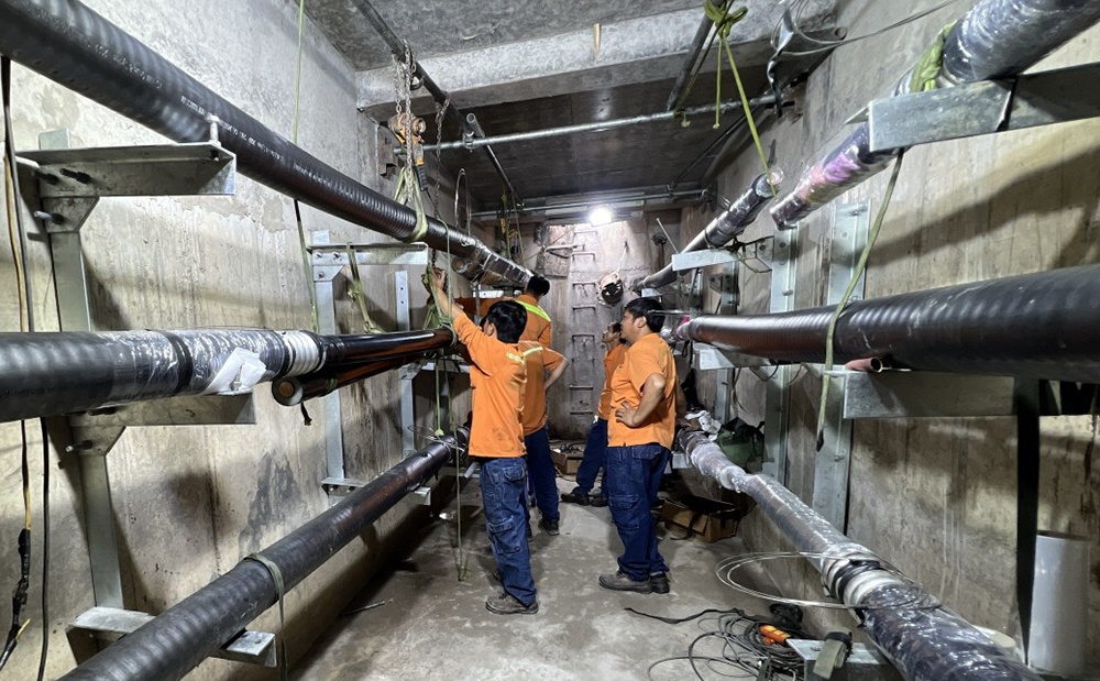 Đóng điện công trình Cáp ngầm 220kV Tao Đàn - Tân Cảng