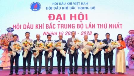 Hội Dầu khí Việt Nam công nhận BCH Hội Dầu khí Bắc Trung Bộ khóa I, nhiệm kỳ 2023-2028