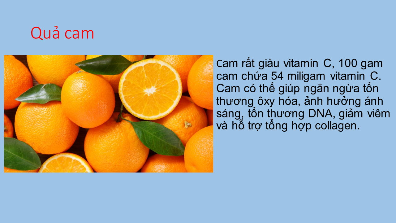 Trái cây đẹp da