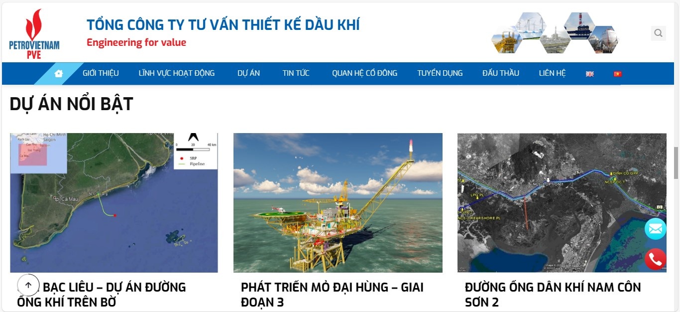 PVE ra mắt giao diện website mới, thay đổi để vươn lên