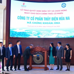 Chính thức niêm yết cổ phiếu HNA của Công ty CP Thủy điện Hủa Na trên sàn HOSE