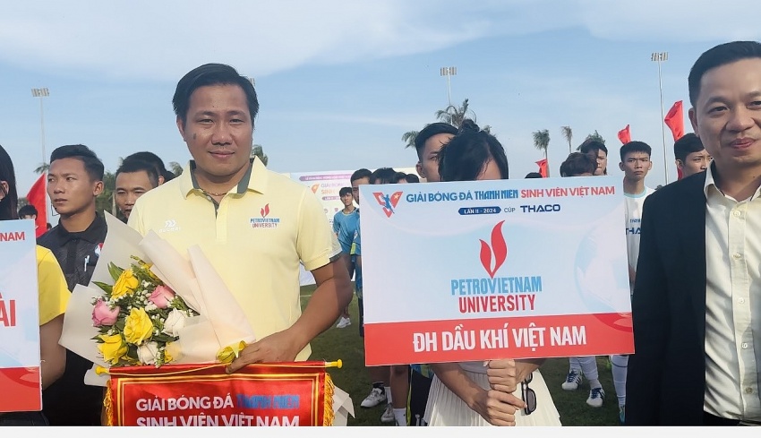 Trường Đại học Dầu khí Việt Nam tham gia Giải bóng đá Thanh niên sinh viên Việt Nam lần thứ II, 2024 - tranh cúp Thaco