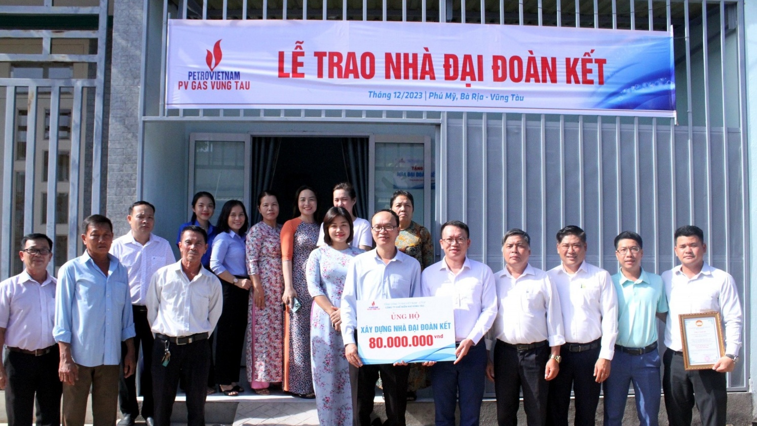 PV GAS tích cực thực hiện các chương trình ASXH tại Bà Rịa-Vũng Tàu và Cà Mau