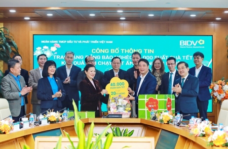 BIDV dành 20 tỷ đồng tặng quà Tết cho đồng bào nghèo Xuân Giáp Thìn 2024