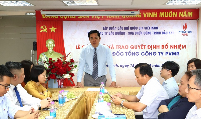 Công bố và trao Quyết định bổ nhiệm Tổng Giám đốc Tổng công ty PVMR