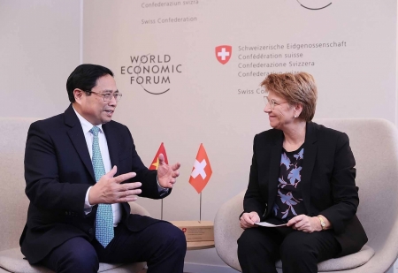 Thủ tướng Phạm Minh Chính tiếp xúc song phương tại Davos, Thụy Sỹ