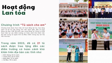 Văn hoá đọc Công ty Khí Cà Mau: Lan tỏa những giá trị nhân văn