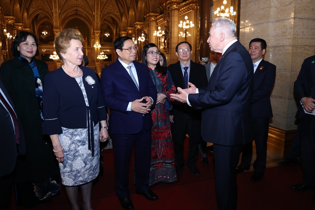 Thủ tướng Phạm Minh Chính hội kiến Phó Chủ tịch Quốc hội Hungary Jakab István