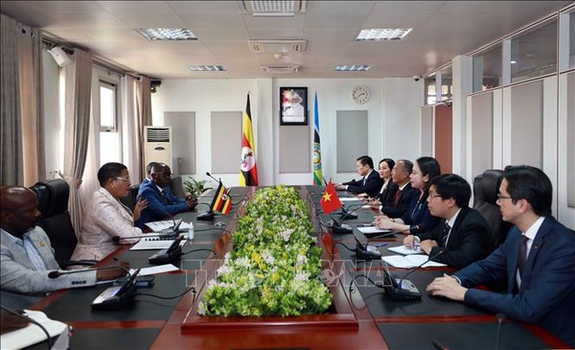 Phó Chủ tịch nước Võ Thị Ánh Xuân hội kiến Chủ tịch Quốc hội Uganda